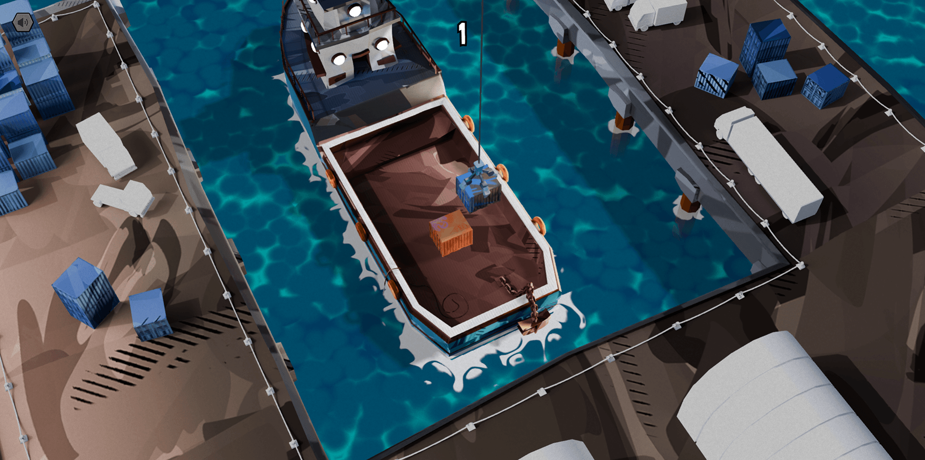 Crane Master container-stacking gameplay