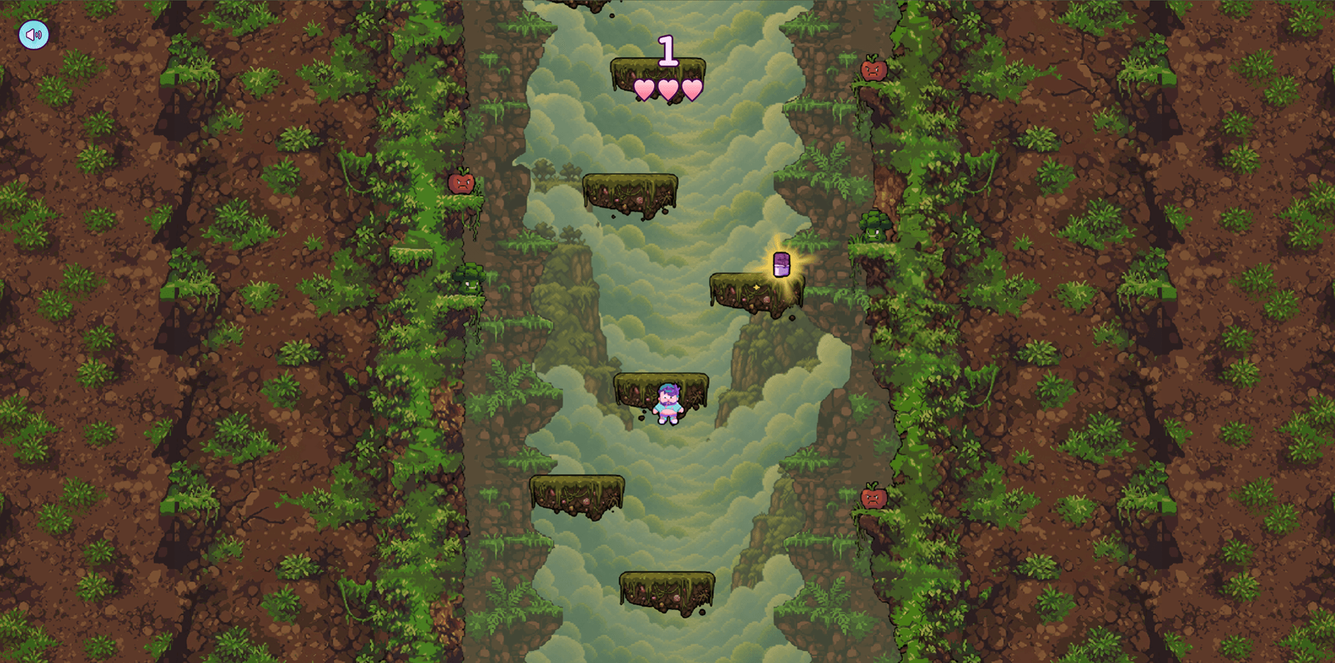 Fat Fabroos vertical platform gameplay