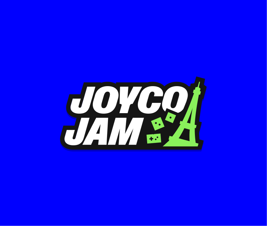 JOYCO JAM wordmark on blue