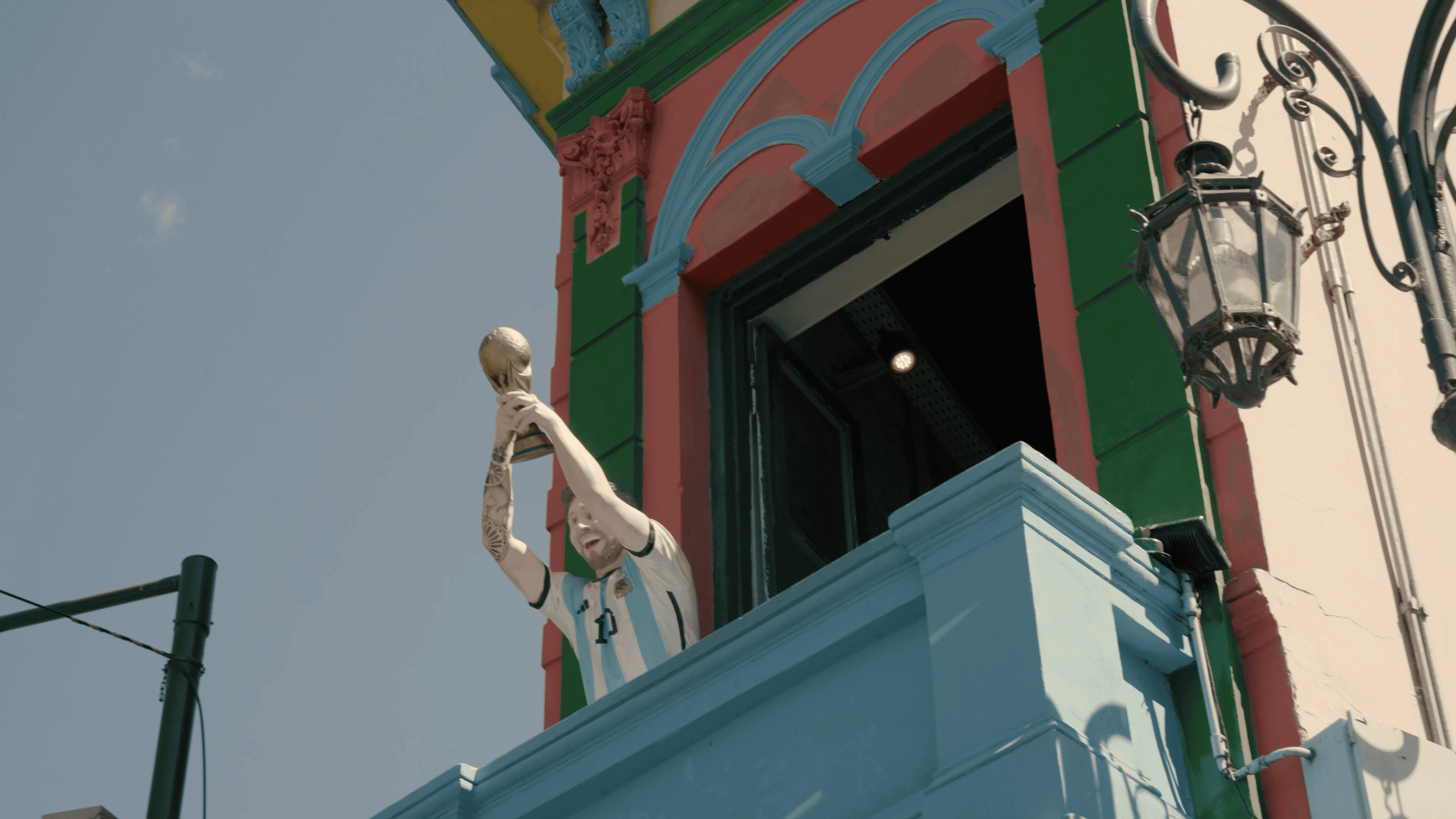 Colorful Buenos Aires building facade
