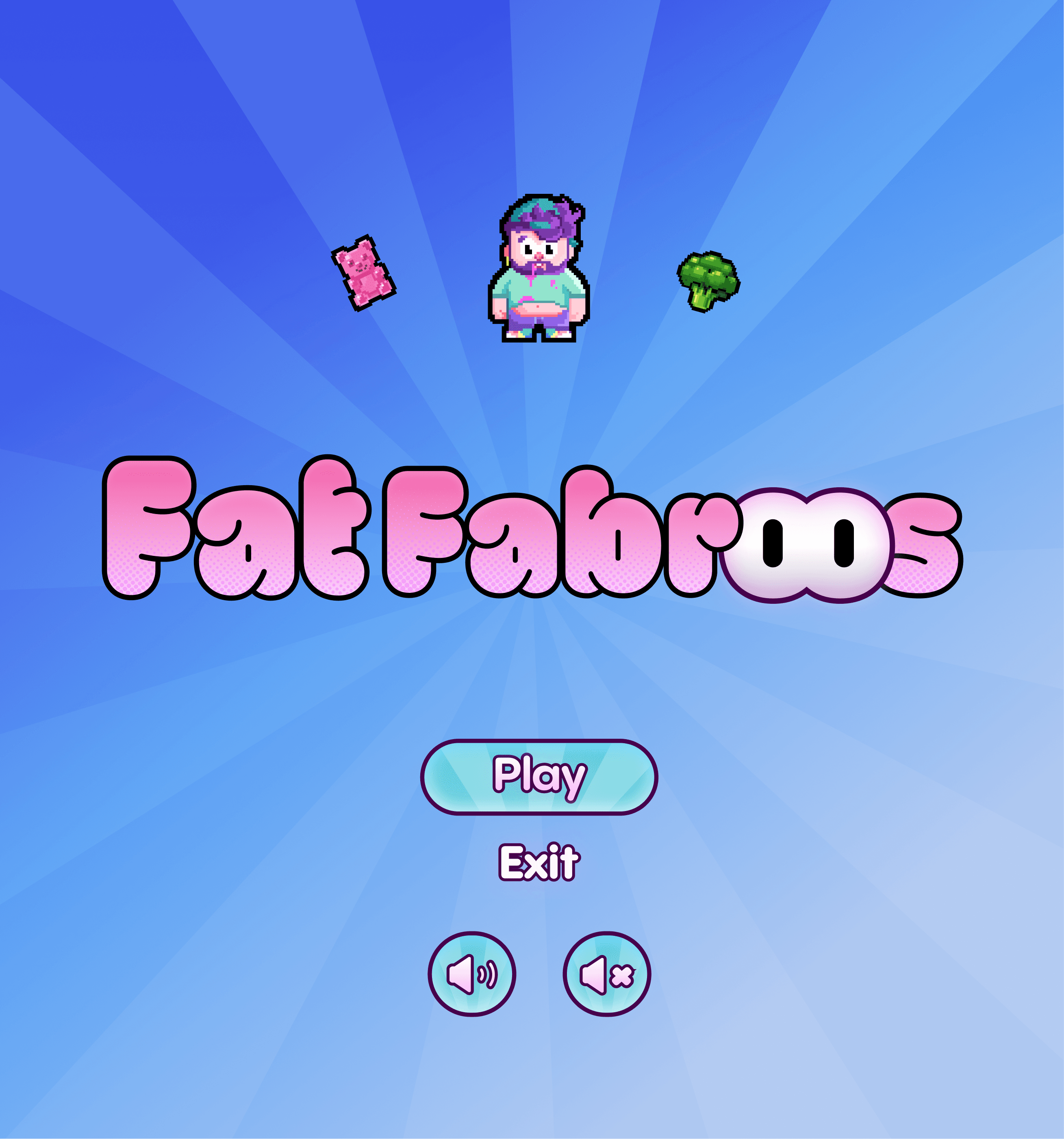 Fat Fabroos title and interface study