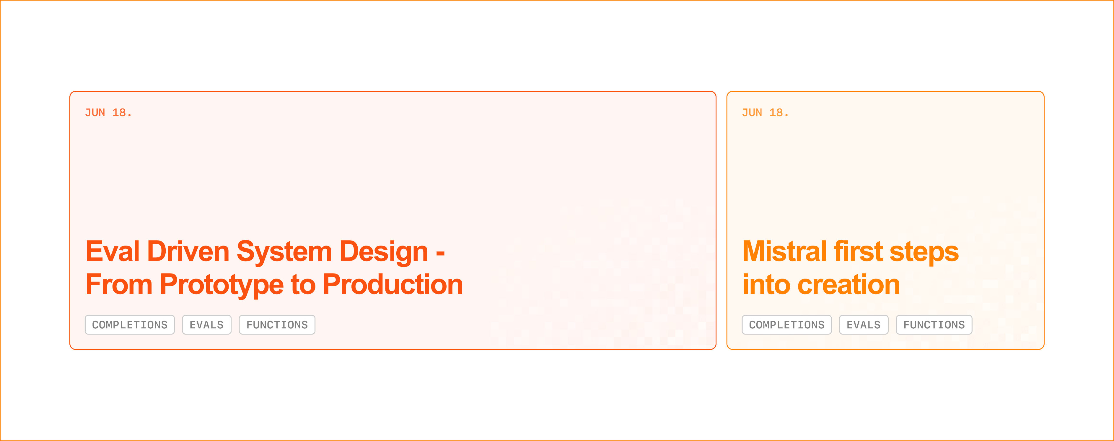 Mistral docs home with the featured model cards